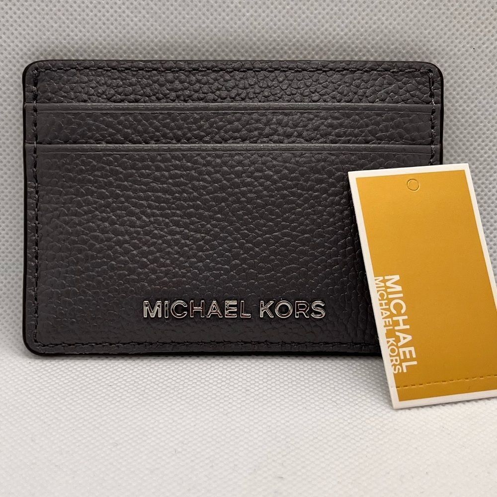Michael Kors Jet Set Cardholder in Heather Grey NWT